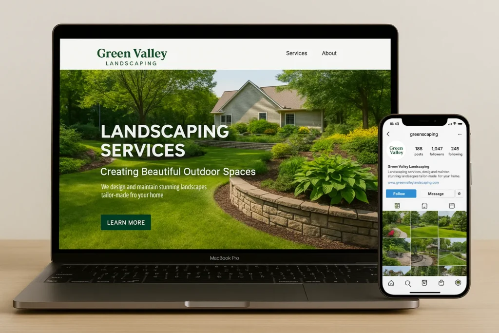 Landscaping-Online-Presence-Example