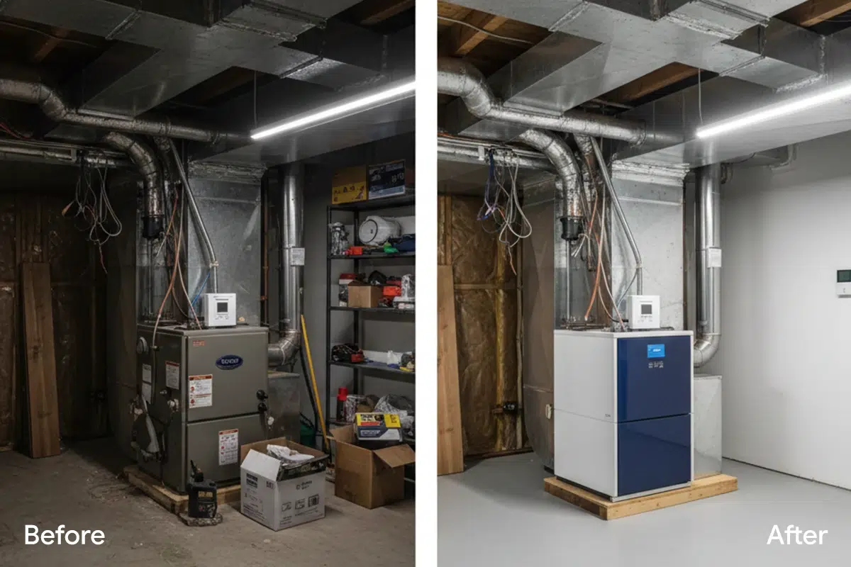 Before After HVAC