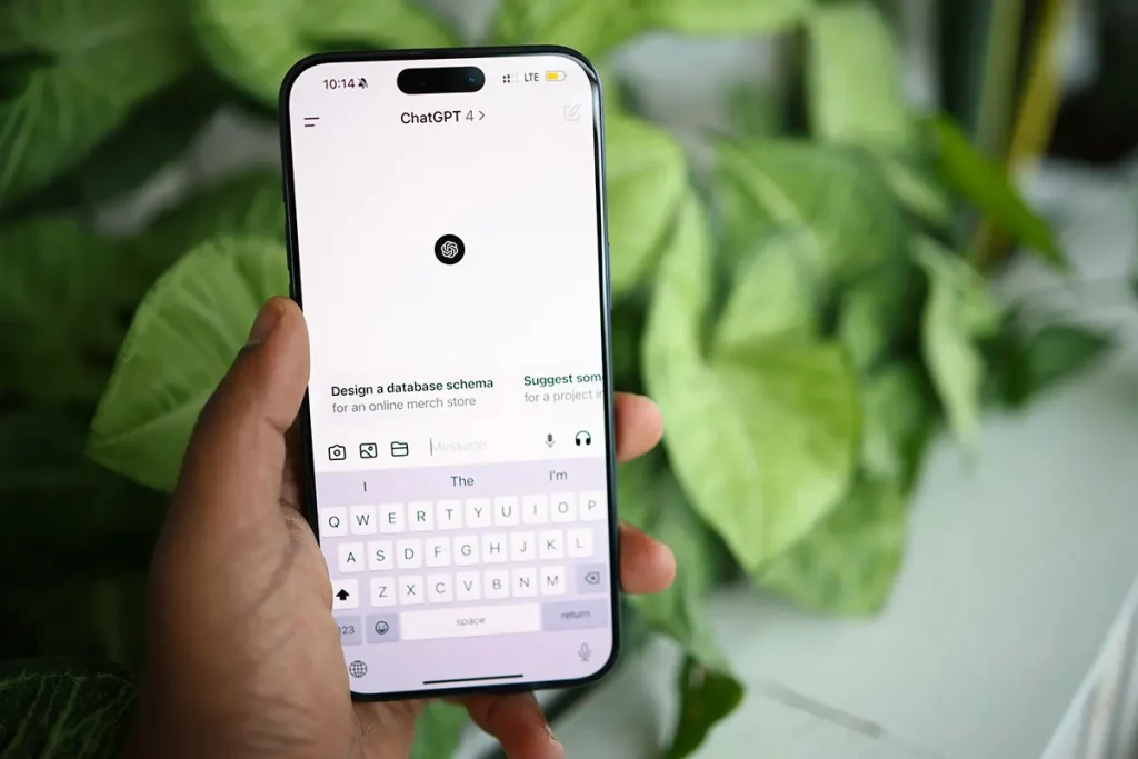 Chatgpt phone screen