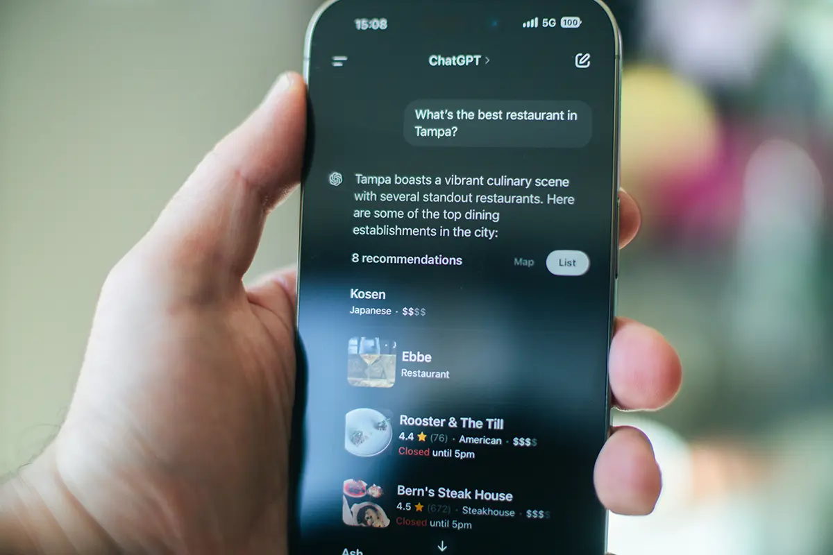 Chatgpt search results