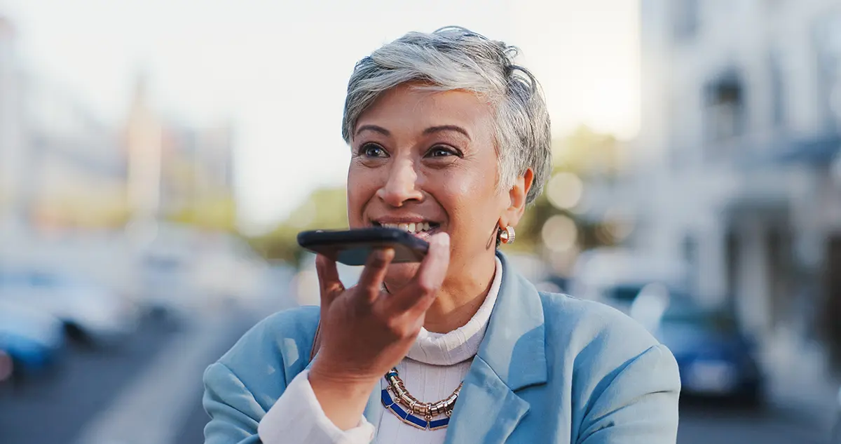 Women using Voice Search